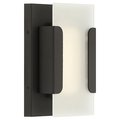 Access Lighting Hubert, Outdoor LED Wall Mount, Bronze Finish, Seeded Glass 20001LEDDMG-BRZ/SDG